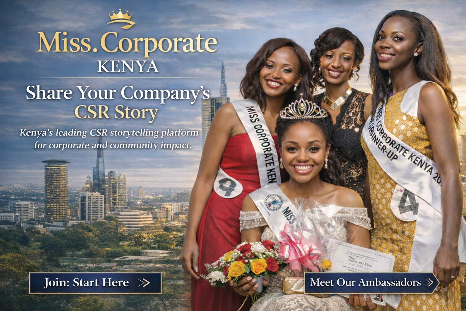 Miss Corporate Kenya CSR Ambassadors