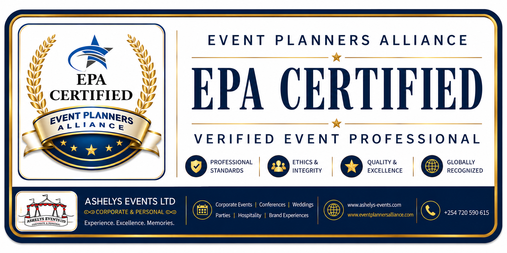 EPA Certified Event Professionals